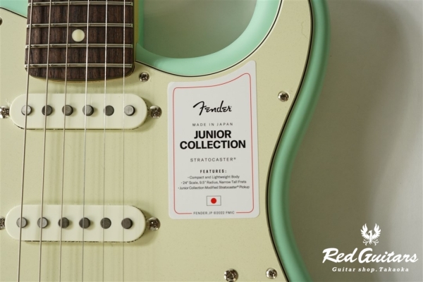 MADE IN JAPAN JUNIOR COLLECTION STRATOCASTER - Satin Surf Green